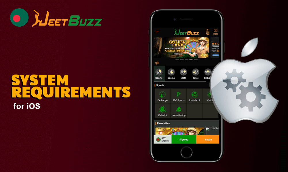 Jeetbuzz App System Requirements for iOS