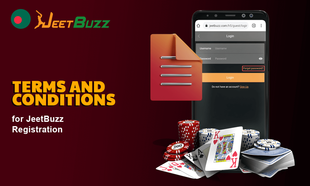 JeetBuzz Registration Terms and Conditions