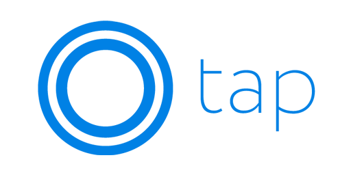 tap logo blue footer